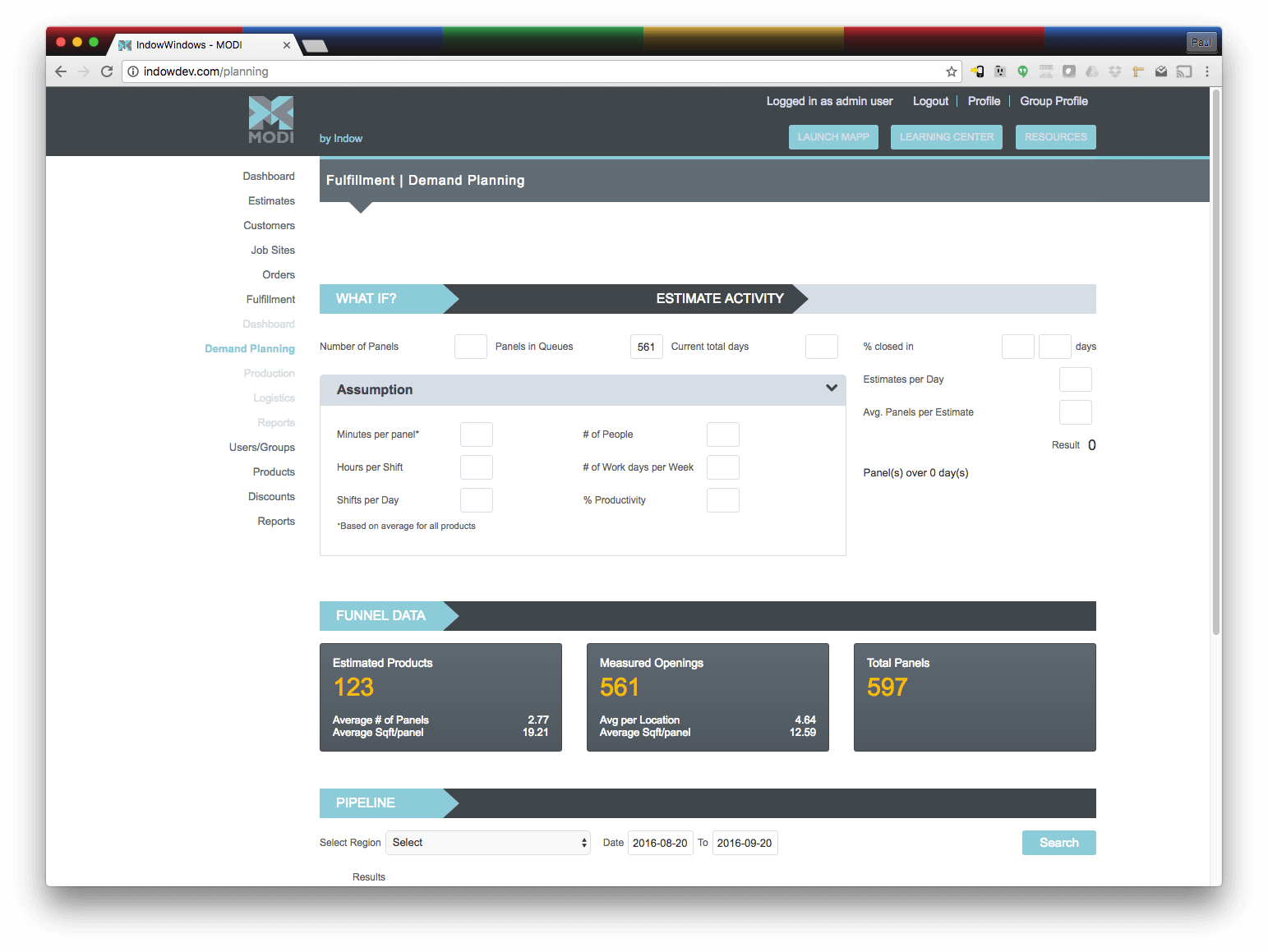 Indow Windows project screenshot