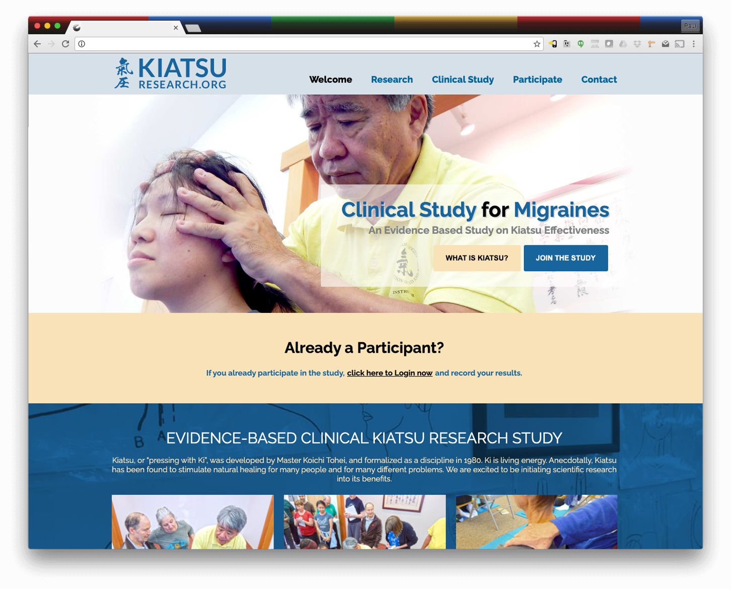 OHSU Kiatsu Research Web App
