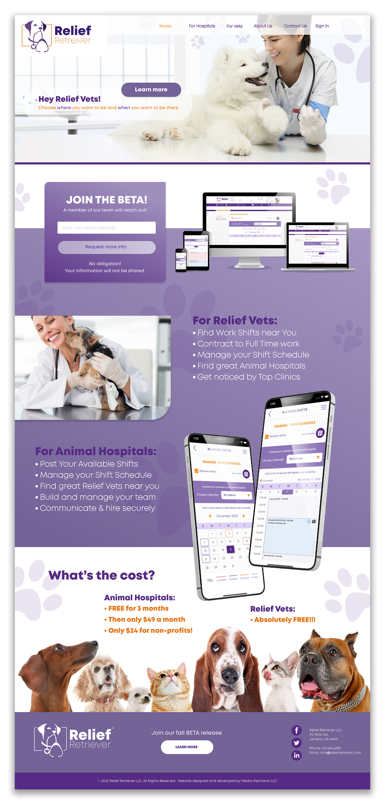 ReliefRetriever — additional project screen